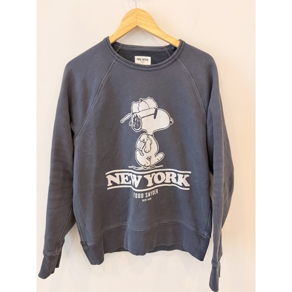 Peanuts Other - Todd Snyder x Peanuts Snoopy New York Sweatshirt Large Gray City Collection